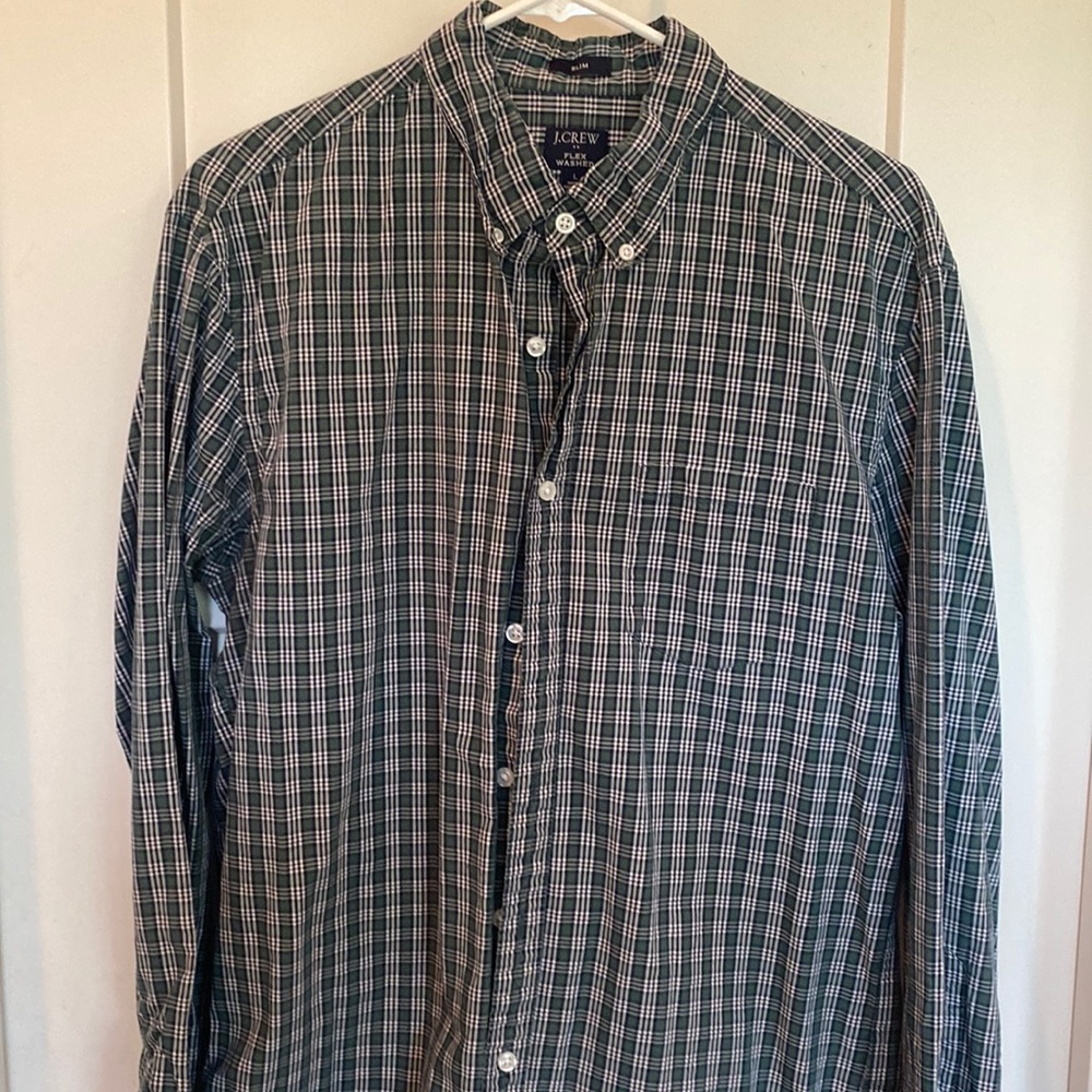 JCrew Plaid Button Down